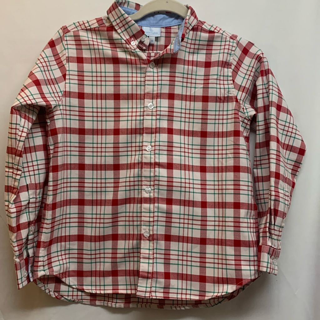 Little English Kids Button Down Shirt Size 14